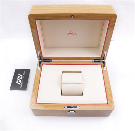 original omega watch box|omega wooden watch box.